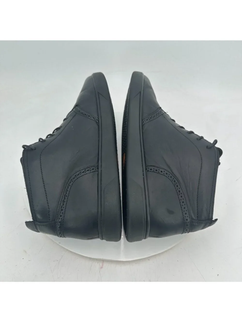 Timberland Men Size 12 A1ZHR Black Leather Brogue Chukka Lace Up Boot